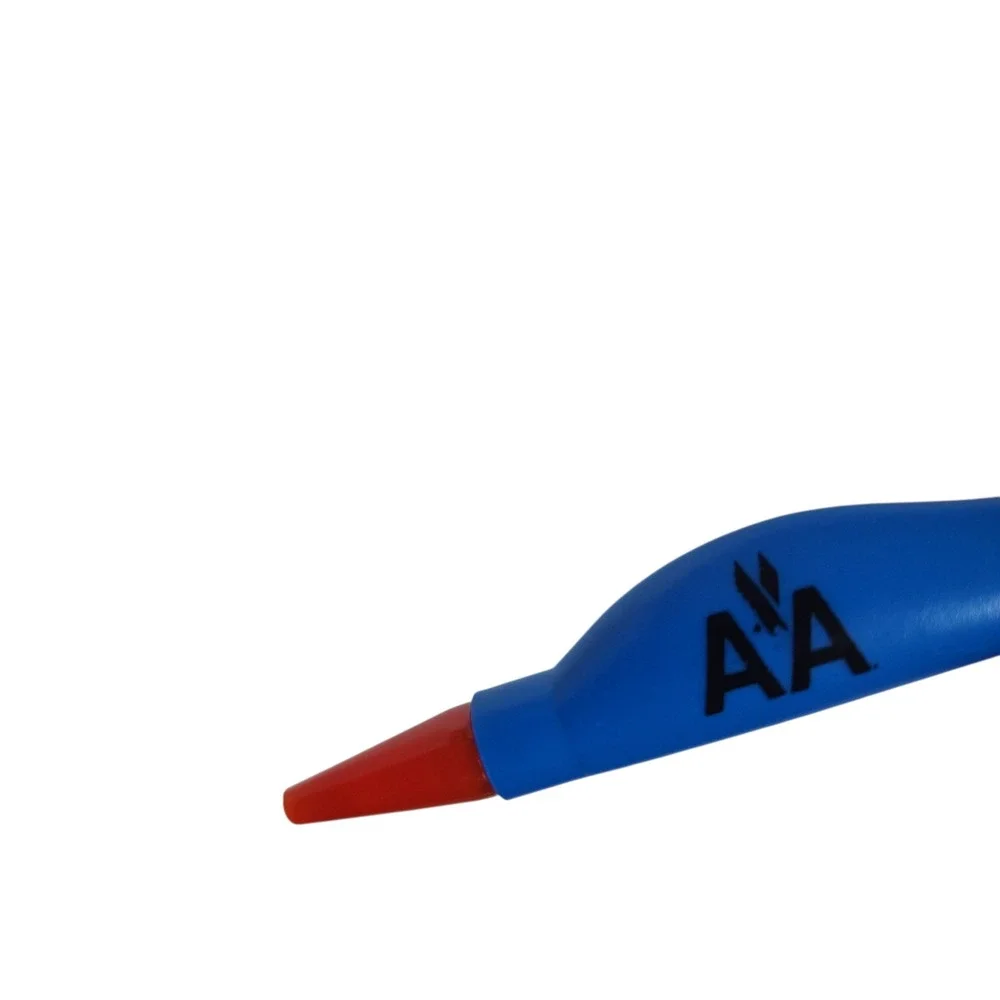 Vintage Rare American Airlines‎ Pen Fun Blue Airplane Red Wings Collectible